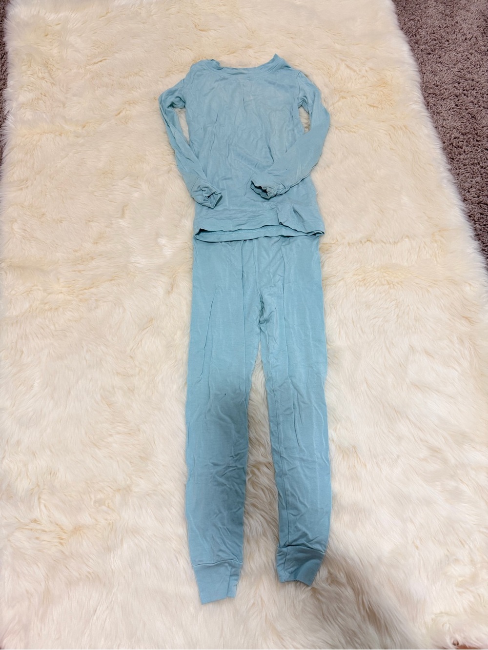 Little Sleepies Light Blue Kids Pajama Set